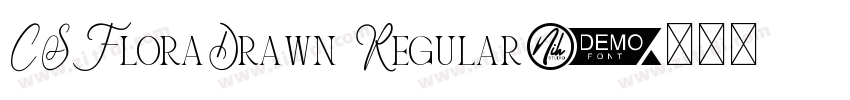 CSFloraDrawn Regular字体转换